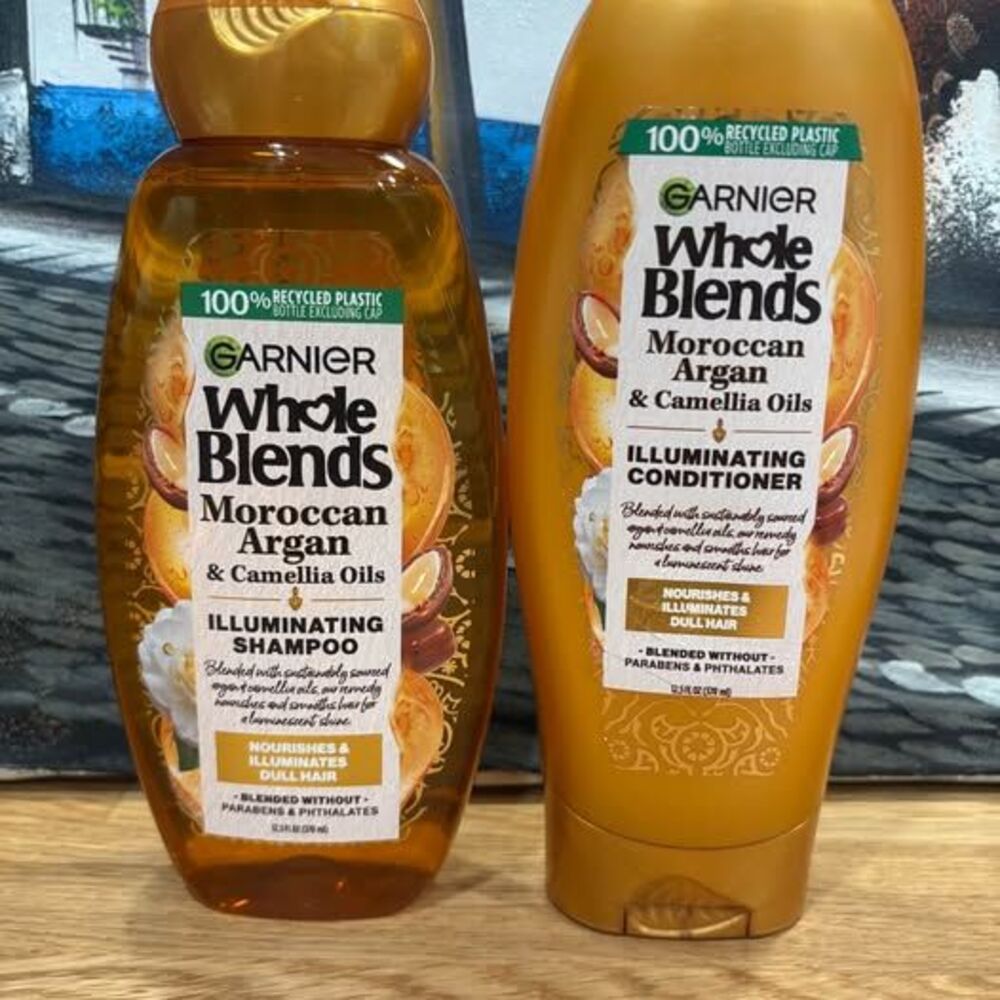 NEW Garnier Argan & Camellia Shampoo + Conditioner Set